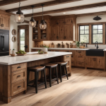 Knotty Alder Kitchen Cabinets