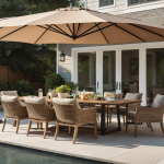 Extra Large Patio Umbrella With Base