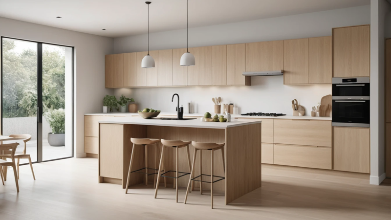 Light Wood Kitchen Cabinets