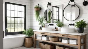 Farmhouse Shiplap Bathroom Ideas